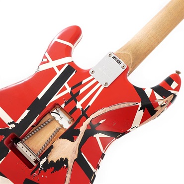 EVH Striped Series Frankenstein Frankie (Red with Black Stripes Relic/Maple) 画像5