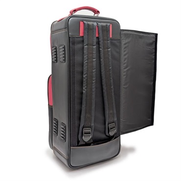 GARD BAGS ガードバッグス / エリート シリーズ 4-ECLK-P トランペット用 ダブル ケース / ブラック レザー・ピンク レザー トリム 画像2