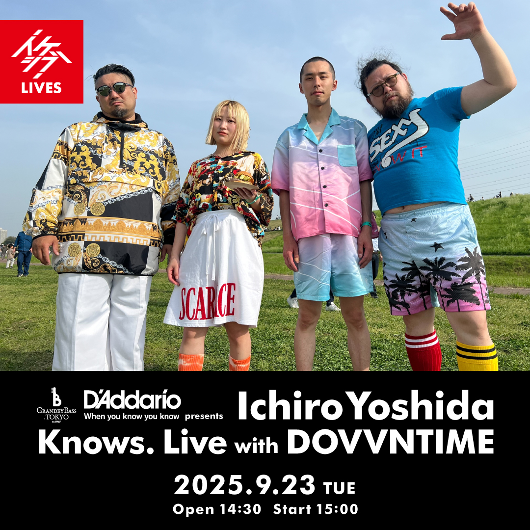 D’Addario presents Ichiro Yoshida Knows. Live with DOVVNTIME