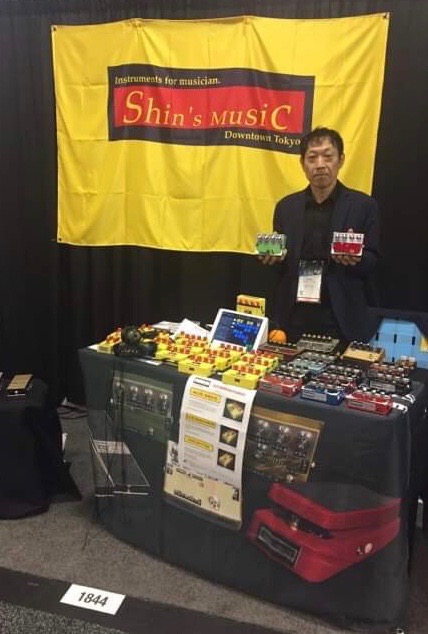NAMM SHOW出展時の光景