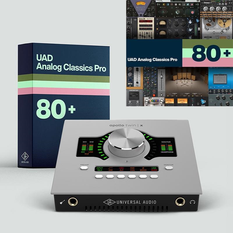 Universal Audio オーディオインターフェイス Apollo Twin X DUO Gen2 with UAD Analog Classics Pro