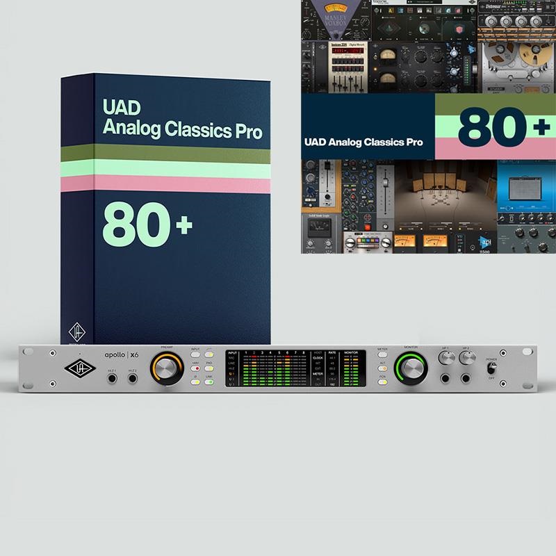 Universal Audio オーディオインターフェイス Apollo x6 Gen2 with UAD Analog Classics Pro