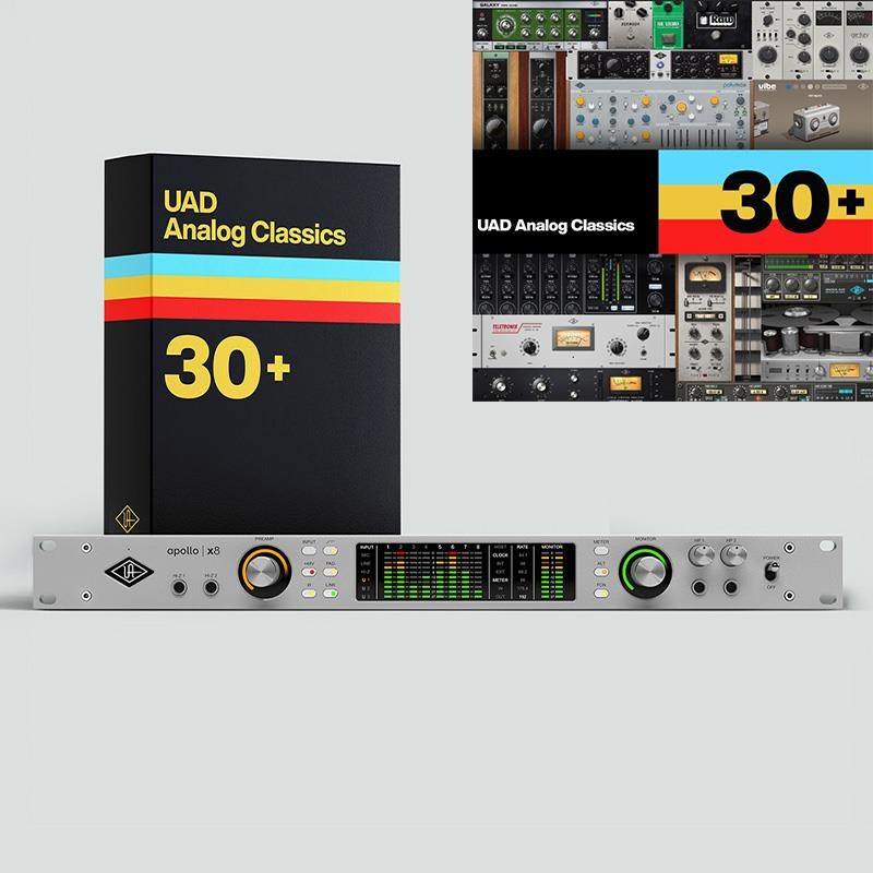 Universal Audio オーディオインターフェイス Apollo x8 Gen2 with UAD Analog Classics