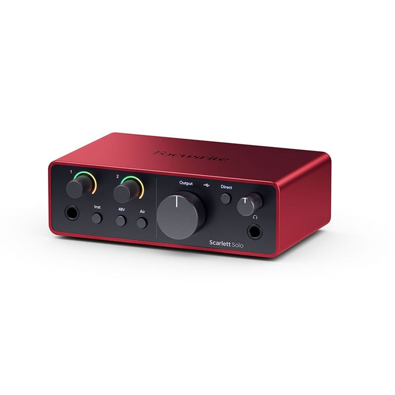 Focusrite オーディオインターフェイス Scarlett Solo Gen4