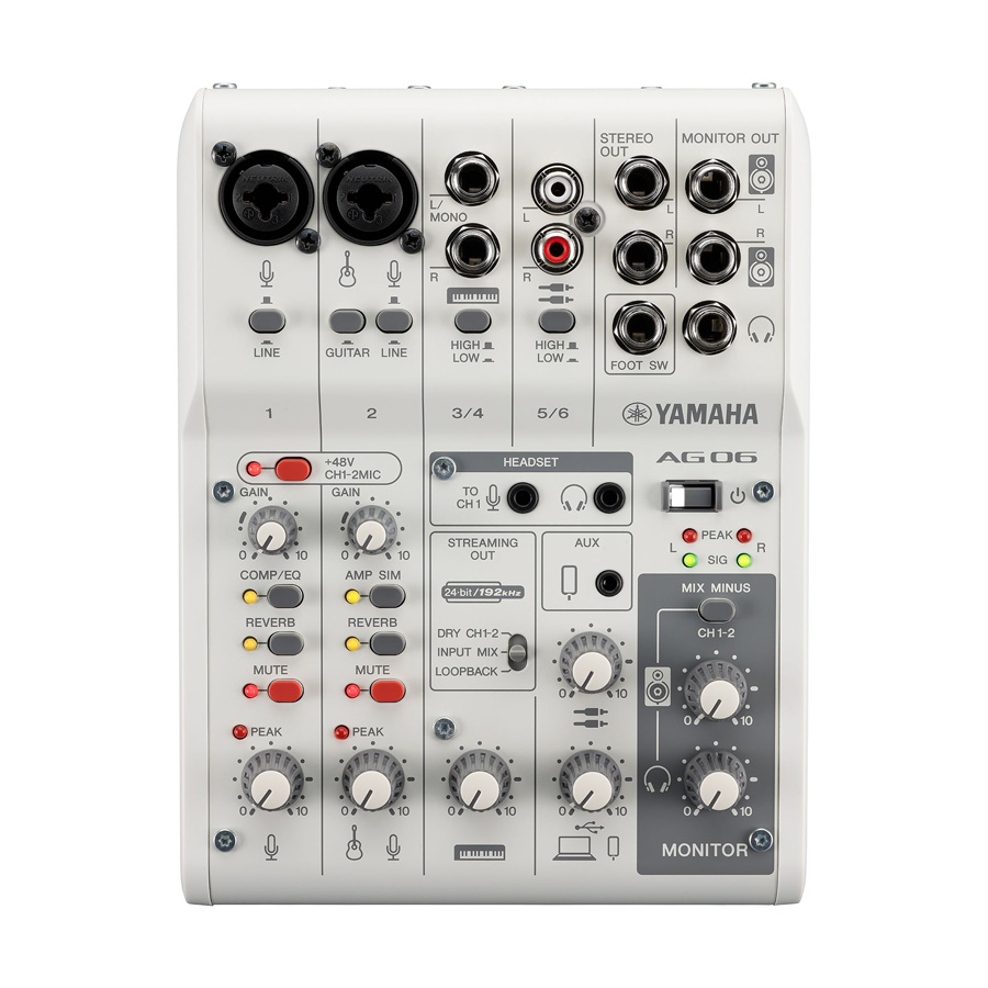 YAMAHA 配信ミキサー AG06MK2