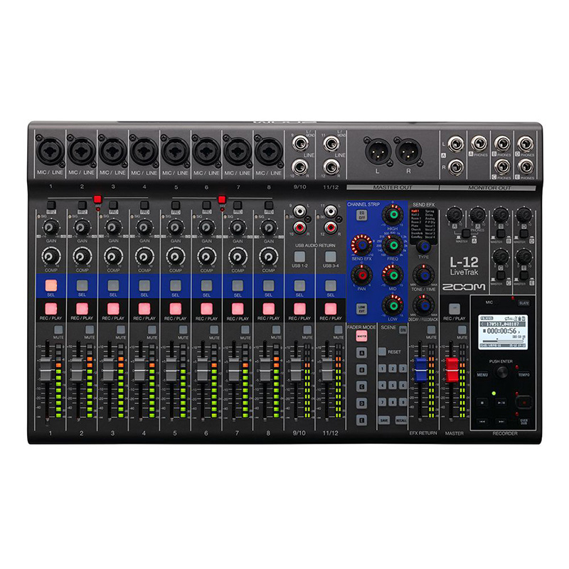 ZOOM デジタルミキサー LiveTrak L-12