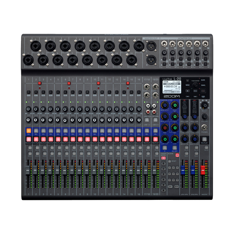 ZOOM デジタルミキサー LiveTrak L-20