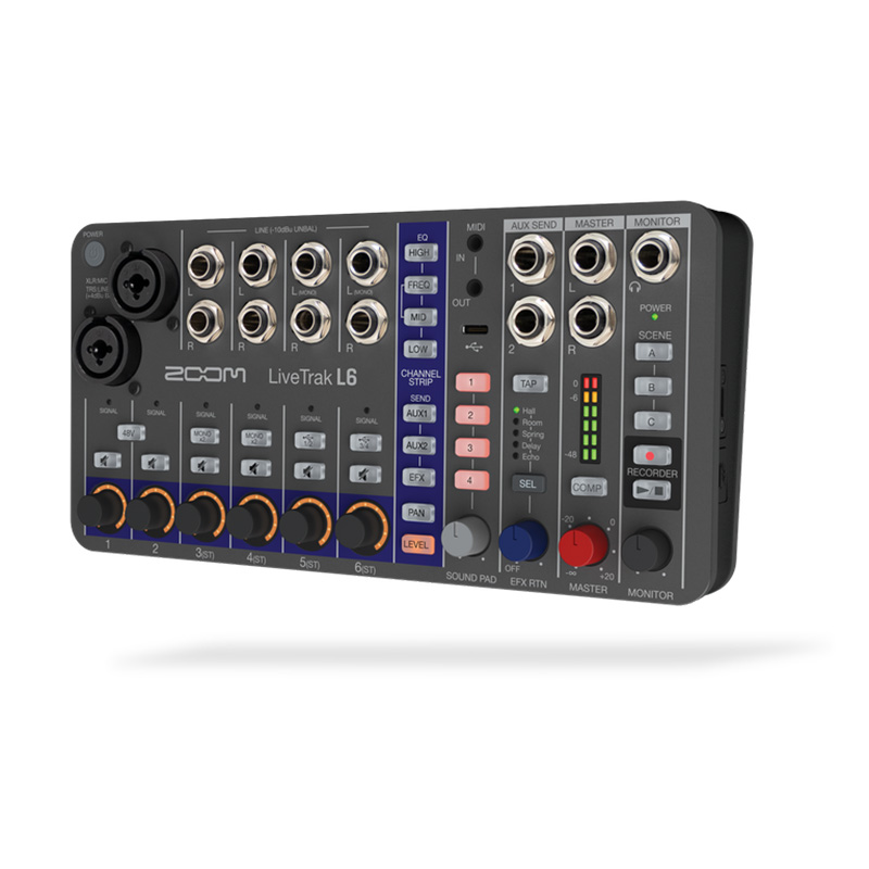 ZOOM デジタルミキサー LiveTrak L-6