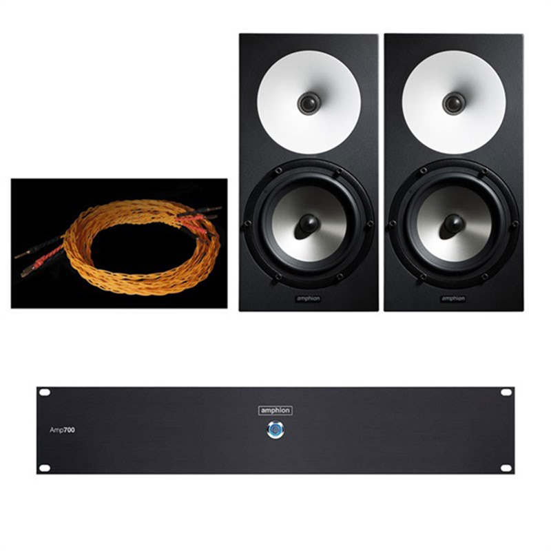 Amphion モニタースピーカー One18 (ペア) + Amp700 + Speaker Cable