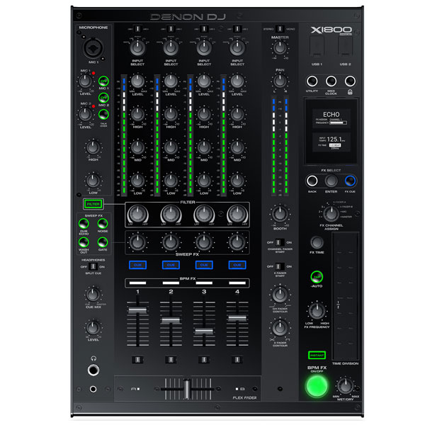 DENON DJミキサー DN-X1800 Prime