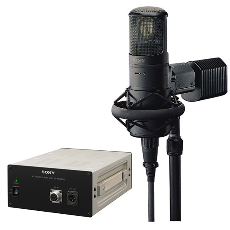 SONY 真空管・コンデンサーマイク C-800G/9X + AC-MC800G/9X