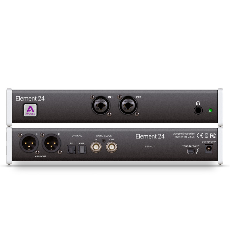 APOGEE オーディオインターフェイス ELEMENT 24