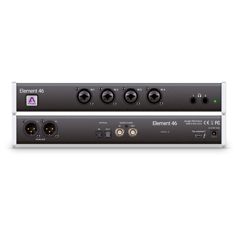 APOGEE オーディオインターフェイス ELEMENT 46