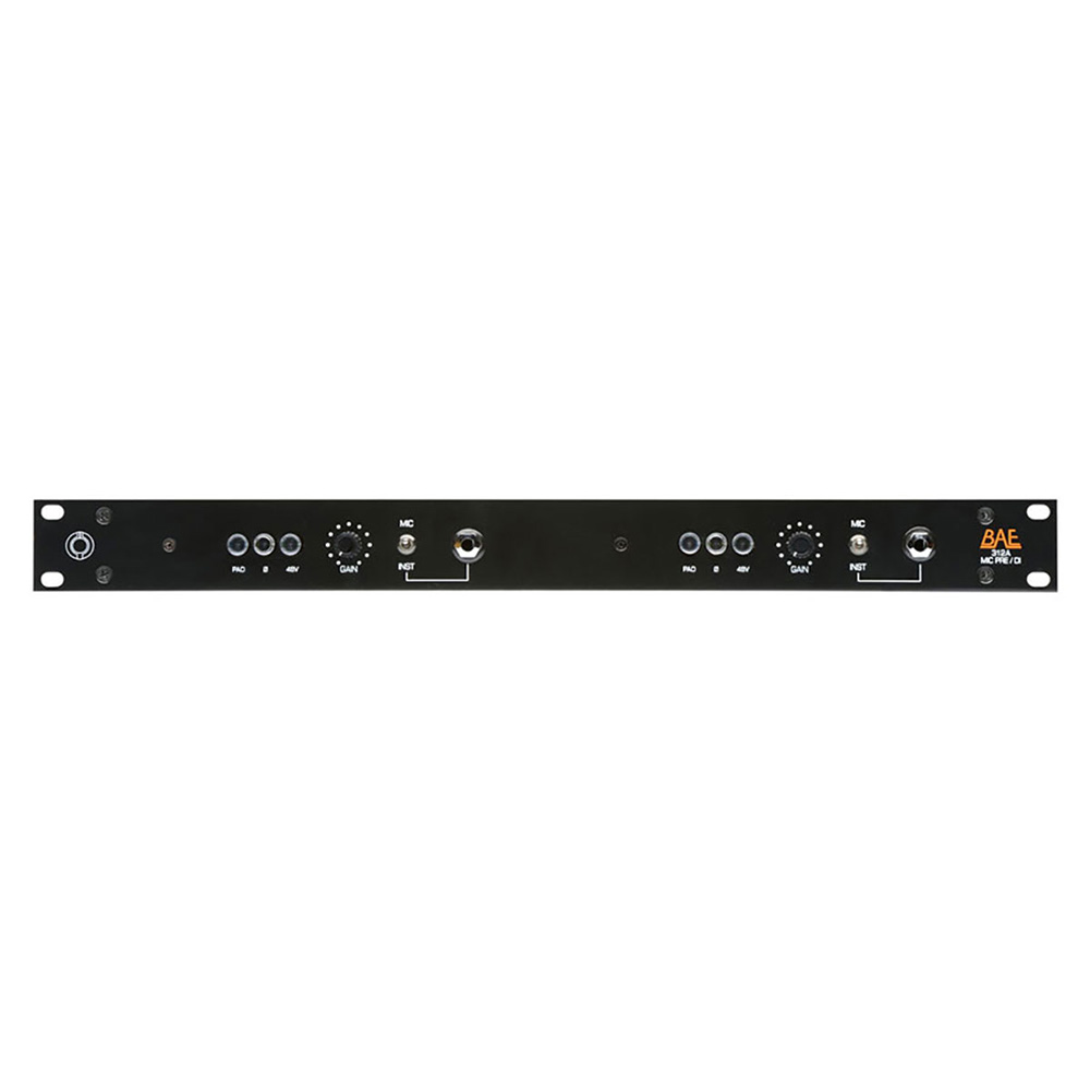 BAE Audio マイクプリアンプ 312A Dual 2ch Mic Preamp / DI+ PSU