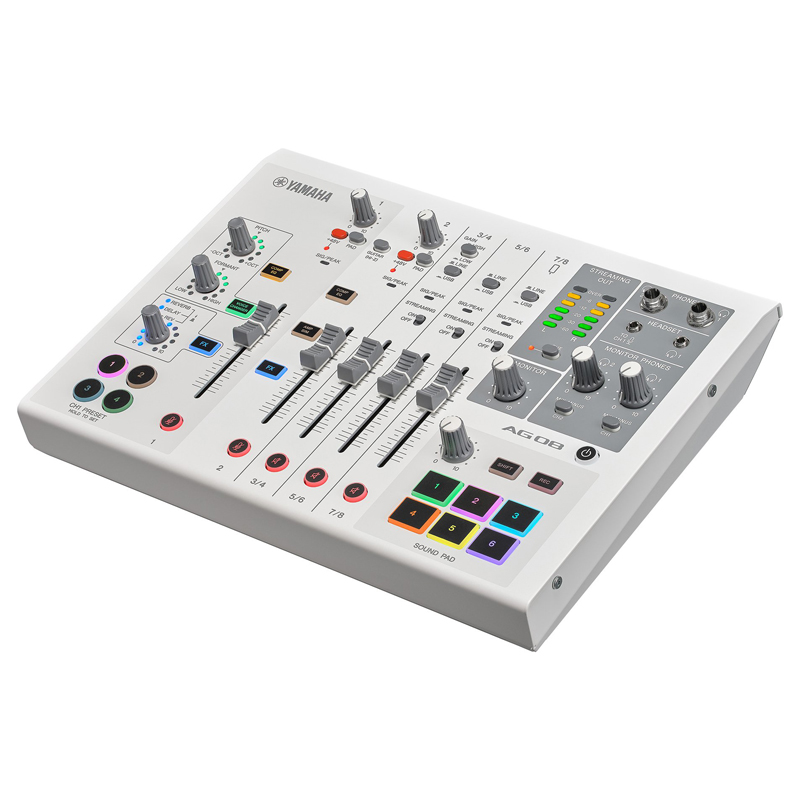 YAMAHA オーディオインターフェイス AG08 W