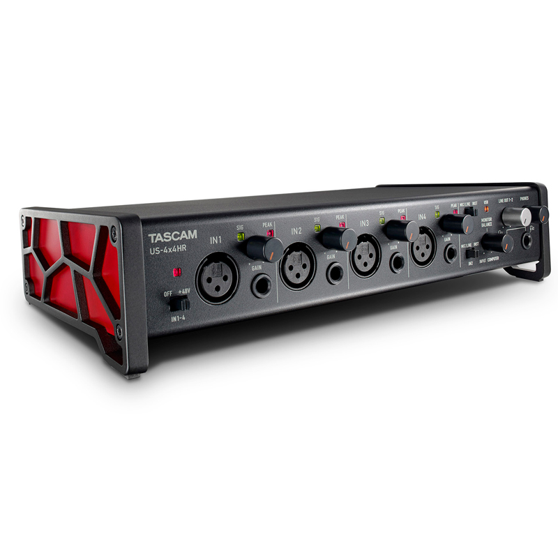 TASCAM オーディオインターフェイス US-4x4HR
